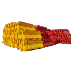 Дорожный барьер 2000 мм — красный, жёлтый